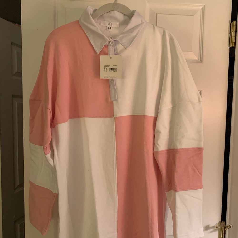 MISSGUIDED Rugby Shirt Dress